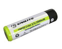 Unilite 18650-2000MAH Rechargeable Battery