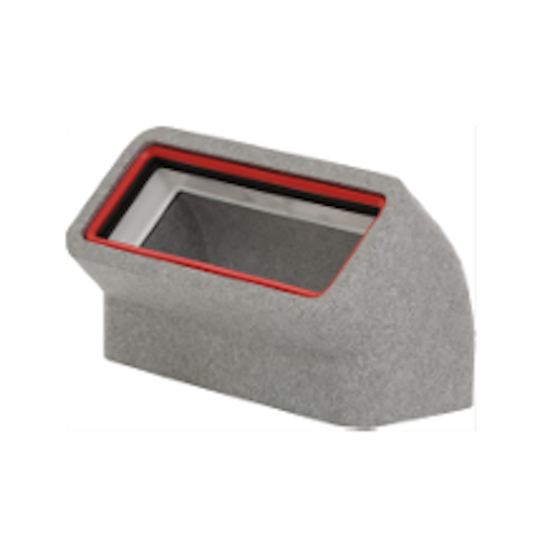 Zehnder GD Rectangular Ducting, Insulated GD9 45 Deg Vertical Bend 220x90 mm
