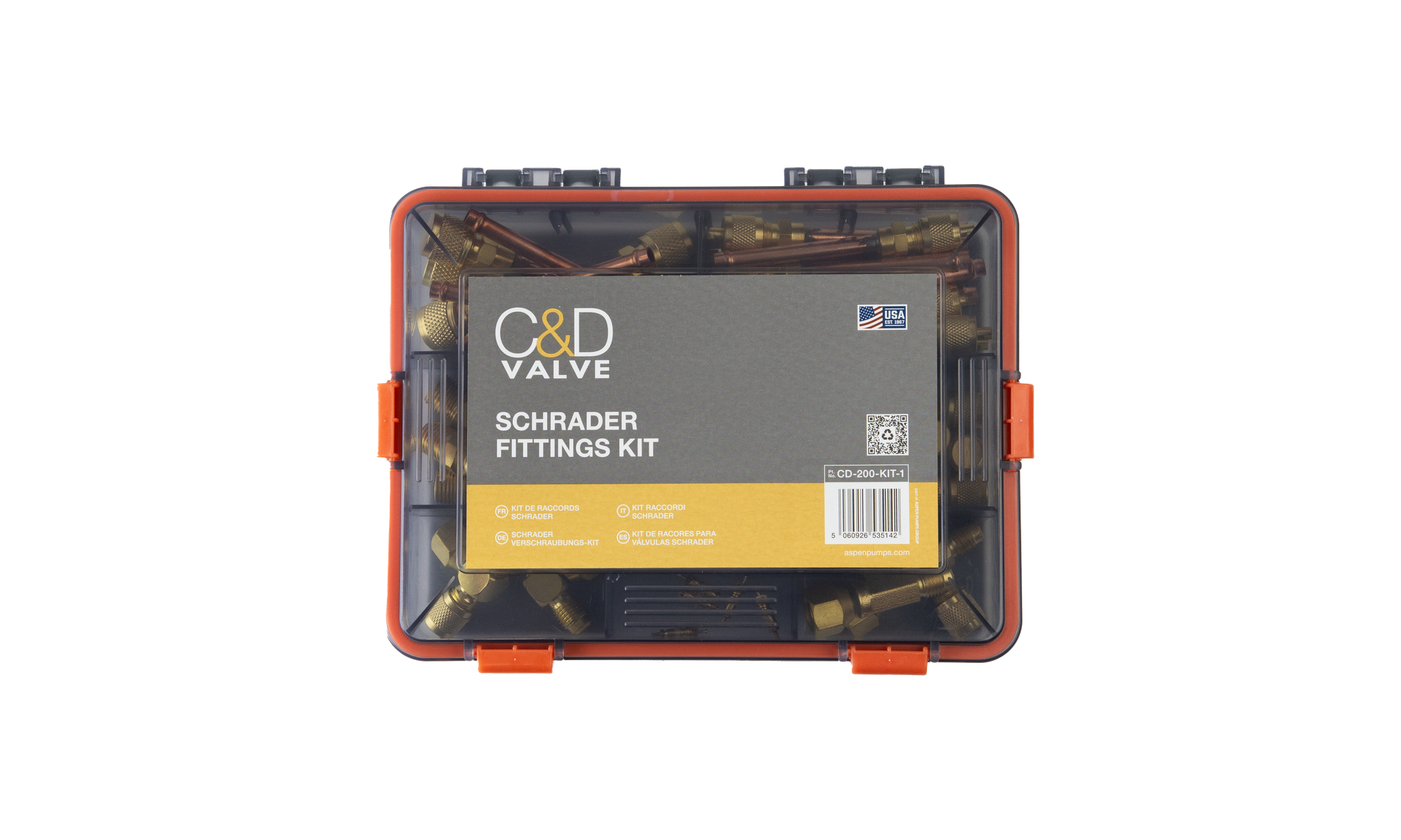 Schrader Fittings Kit CD-200-KIT-1