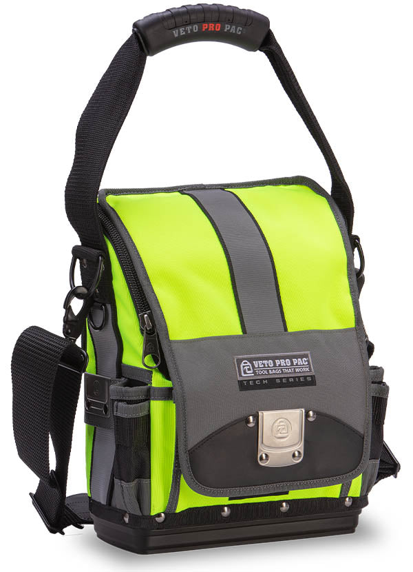 Veto TP-XL Hi-Viz Yellow Large Tool Pouch with Free DP3 Drill Pouch
