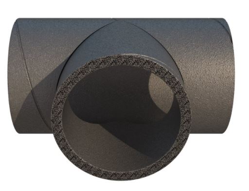 Ubbink 160mm Insulated Duct T-piece