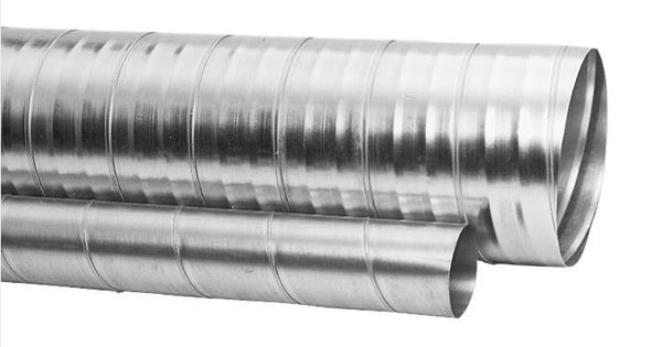 Lindab SR 125mm Spiral Galvanised Metal Duct 3m
