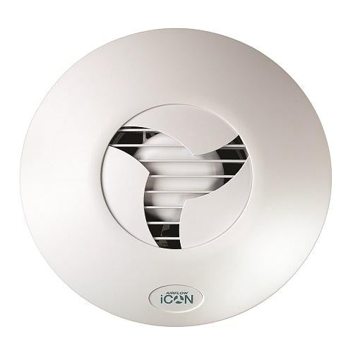 Airflow iCON Low Voltage Fan, Motion Sensor & Overrun Timer - iCON 15S SELV-eco72574203-PRTS