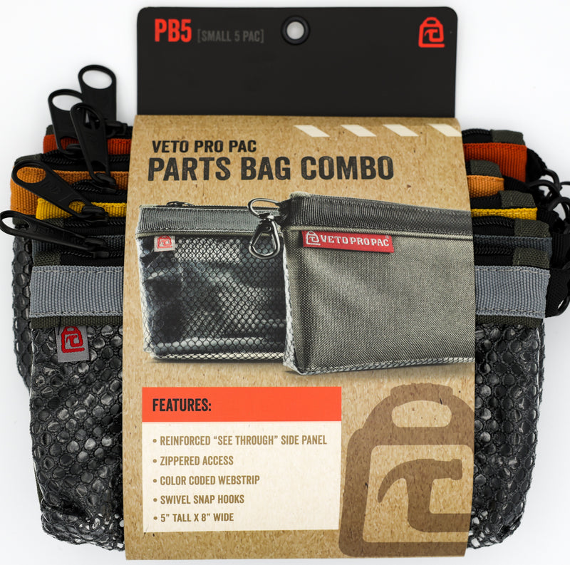 Veto PB5 Small Parts Bag 20.5 x 12.7cm (8” x 5”)
