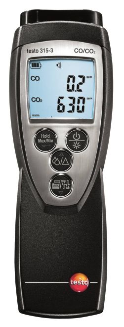 testo 315-3 - CO and CO₂ meter for ambient measurements (with case & Printer)