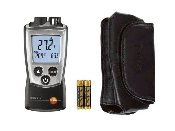 testo 810 - 2 channel Infrared Thermometer (with TopSafe case)