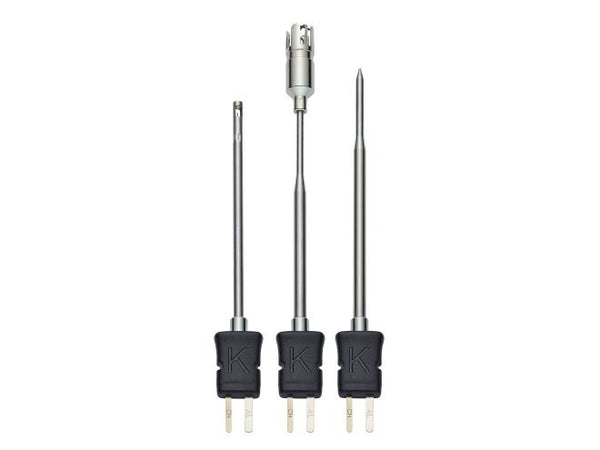 Temperature probe kit - with air probe, immersion/penetration probe and surface probe (TC type K)